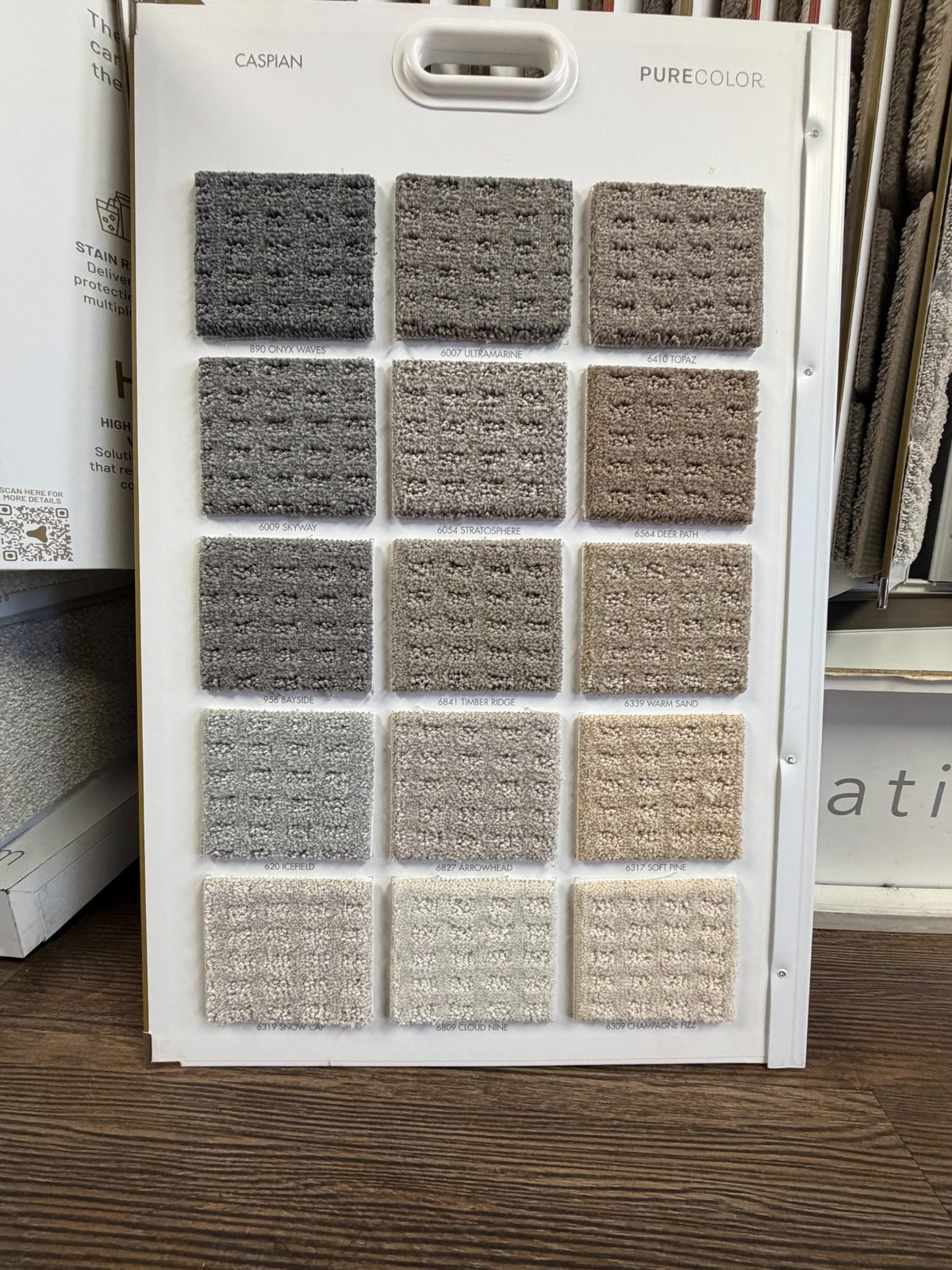 Carpet samples Millennium Carpet LLC